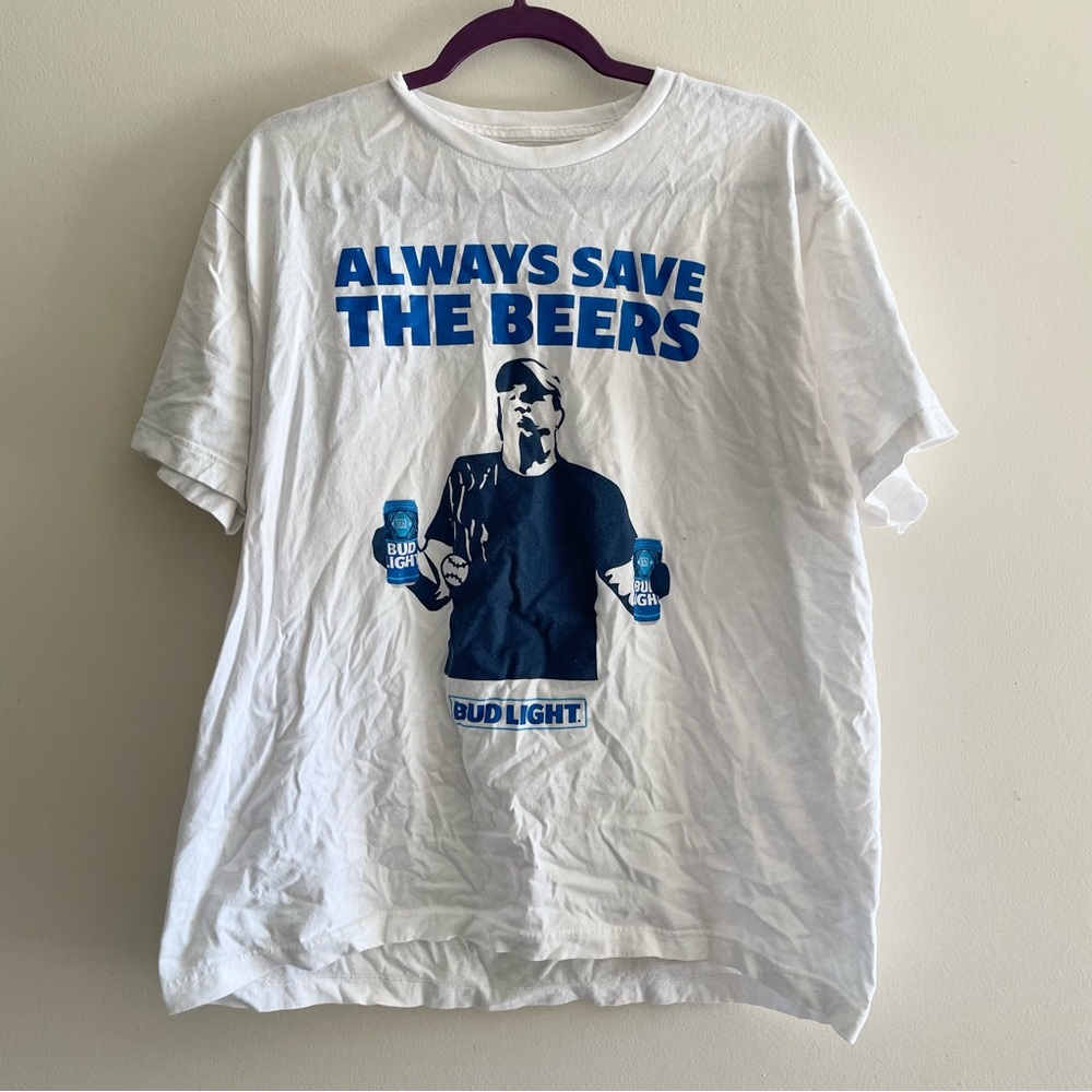 Bud Light “Always Save The Beers” unisex men’s t-shirt